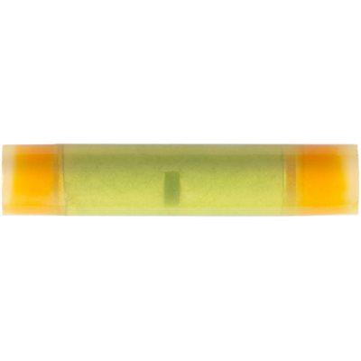 Auveco 25021 Heatless Moisture Resistant Butt Connector 12-10 Gauge, Yellow Qty 10