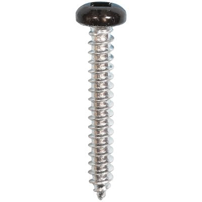 Auveco 25370 8 x 1" Black Painted Square Drive Pan Head Tapping Screw. Qty 100.