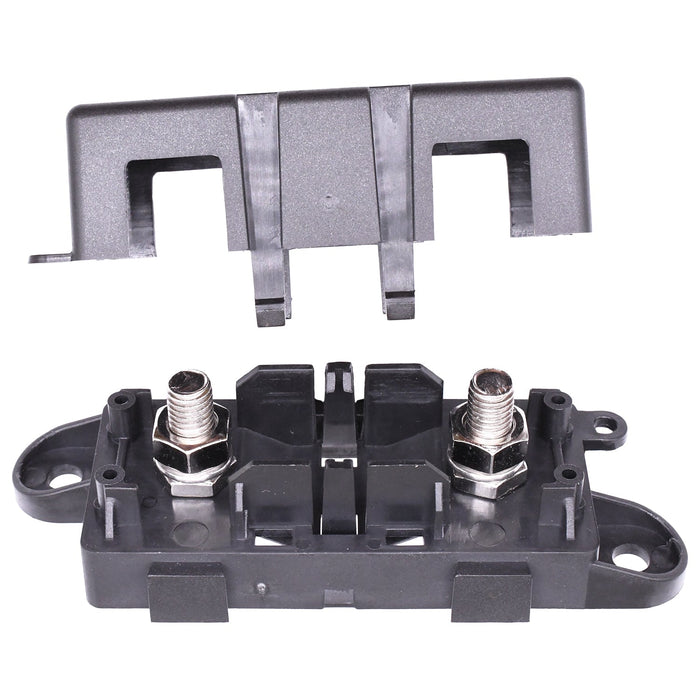 Auveco # 25540 MEGA-Style Fuse Block 40-500A 32VDC Detachable Hard Cover. Qty 1.