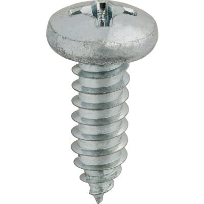 Auveco No 3090 14 X 3/4 Phillips Pan Head Tapping Screw Zinc, Quantity 100