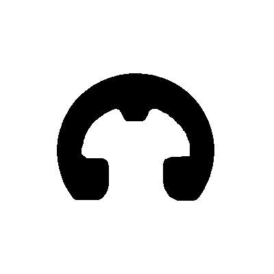 Auveco No 3166 Retaining Rings 3/16 Shaft Diameter 147 Groove Diameter, Quantity 100