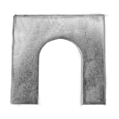 Auveco No 5076 Shim 1/16 Thk 1-1/8 X 1-1/8 W/ 1/2 Slot, Quantity 50