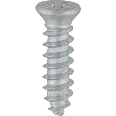 Auveco No 5651 6 X 1/2 Phillips Flat Head Tapping Screw W/Number 4 Head Ab, Quantity 100