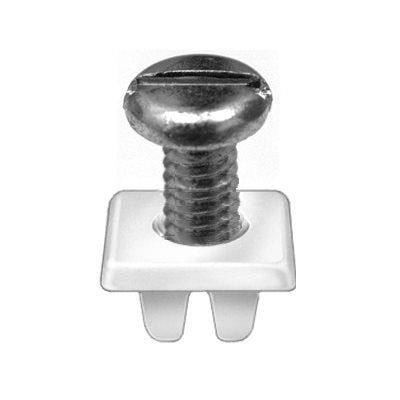 Auveco No 8427 Nylon Nut License Plate Fastener Assembly, Quantity 50 SETS