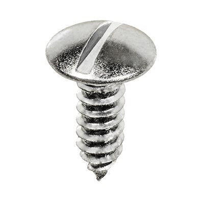 Auveco No 9603 14 X 3/4 Slotted Truss Head LP Screw Zinc, Quantity 100