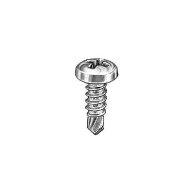 Auveco No 9605 8 X 1/2 Phillips Pan Head Teks Tapping Screw Zinc, Quantity 100