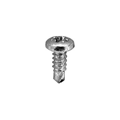 Auveco No 9607 10-16 X 1/2 Phillips Pan Head 2 Teks Screw Zinc, Quantity 100