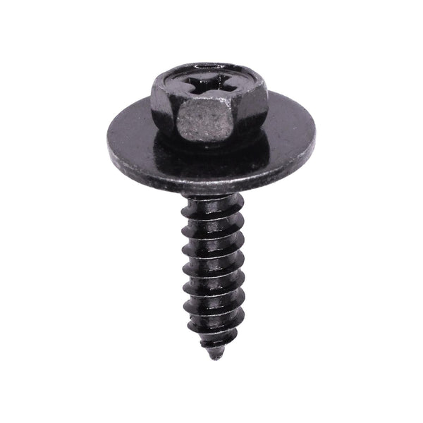 Auveco # 25502 Hex Head Tapping Screw with Sems Washer Hyundai & Kia 12442-05207-B. Qty 50.