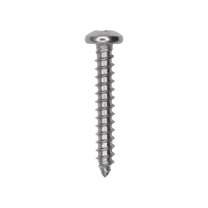 Auveco # 25578 #8 X 1-1/8. 18-8 Stainless Phillips Pan Head Tapping Screw Qty. 50