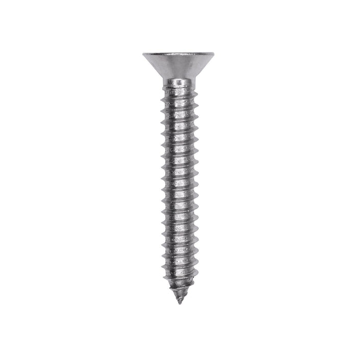 Auveco # 25810 Phillips Flat Head Sheet Metal Screw #14 x 1-5/8 in. 18-8 Stainless Steel. Qty 25.