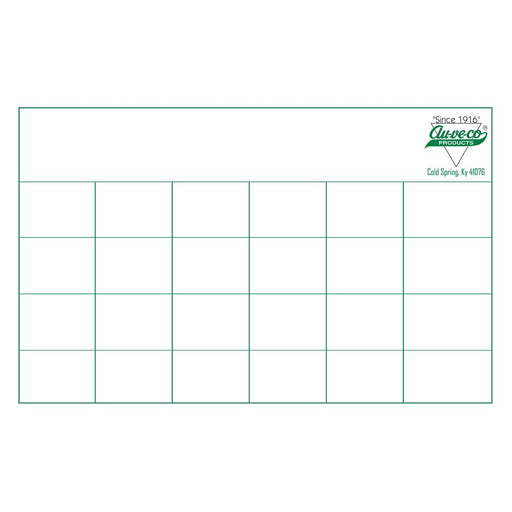 Auveco No 1-924L Large Drawer 24 Comp Layout Label, Quantity 5 LBL