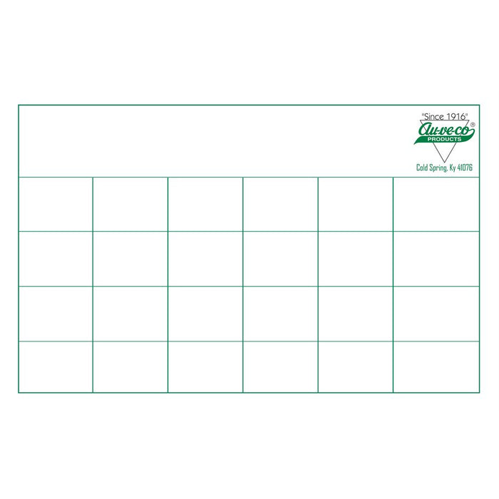 Auveco No 1-900L Large Drawer Layout Label Asst, Quantity 1 SET