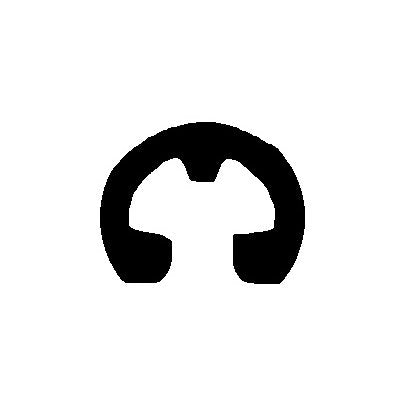 Auveco No. 10134 Retaining Ring Reinforced E-Type 5/32