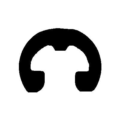 Auveco No 10135 Retaining Ring Reinforced E-Type 7/32 Diameter, Quantity 100