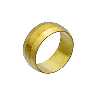 Auveco No 102 Brass Fitting Sleeve 3/16, Quantity 25