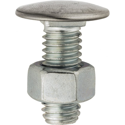 Chrysler 6026723 Bumper Bolt 3/8-16 X 1 Stainless Pan Head W/Hex Nut, Auveco 10656 Quantity 25