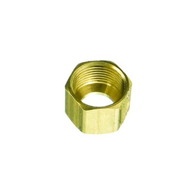 Auveco No 111 Brass Fitting Compression Nut 3/16, Quantity 10