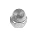 Auveco No 11182 1/4-20 X 7/16 Steel Acorn Cap Nut Nickel, Quantity 50