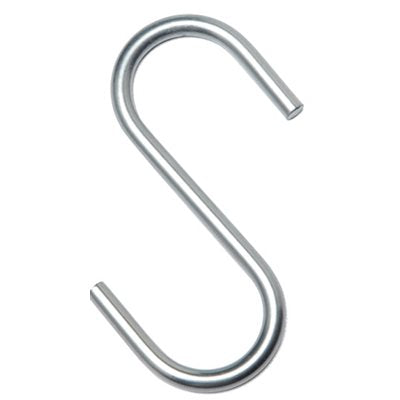 Auveco No 11299 3/16 X 3 S-Hooks Galvanized, Quantity 100