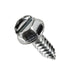 Auveco No 11369 14 X 3/4 Slotted Hex Washer Head License Plate Screw, Quantity 50