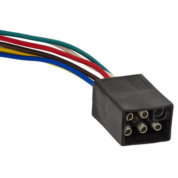 Auveco No. 11434 6 Way Male Trailer Connector, Quantity - 5