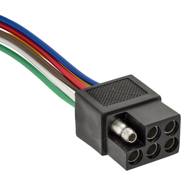 Auveco No. 11435 6 Way Female Trailer Connector, Quantity - 5