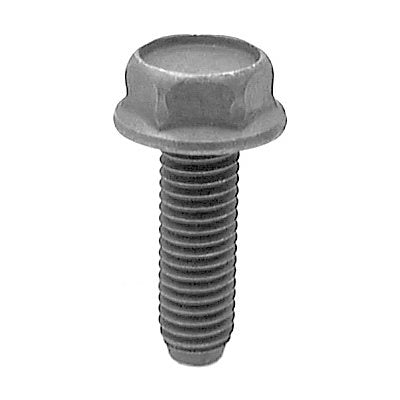 Auveco No. 11639 8 X 1.25 X 25mm Metric Hex Flange Head Screw - Phosphate, Quantity - 25