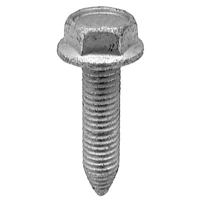 Auveco No. 11640 8-1.25 X 30mm Hex Washer Head Flange Screw - Zinc Org, Quantity - 25