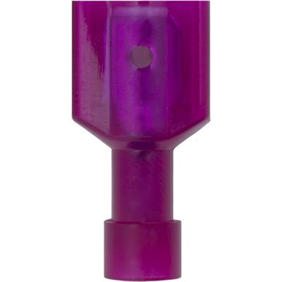 Auveco No. 11828 22-18 Ga Male Quick Slide Terminals - Red, Quantity - 50