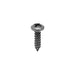 Auveco No 12903 Phillips Pan Head Tapping Screw 4 X 3/8 Black Oxide, Quantity 100