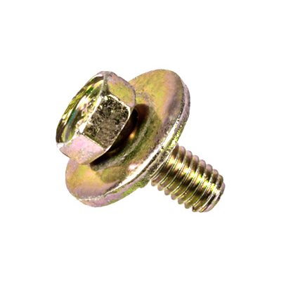 Auveco No. 12064 6-1.0 X 16mm Hex Head SEMS Bolt - Zinc, Quantity - 50