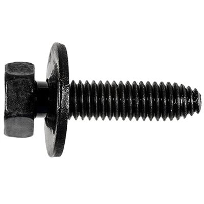 Auveco No 12065 6-10 X 25mm Hex Head SEMS 17mm Outside Diameter Phosphate, Quantity 50