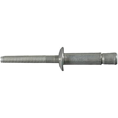 Auveco No 12094 Monobolt 1/4 Diameter 080/375 Grip Aluminum, Quantity 100