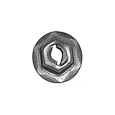 Auveco No. 12115 Thread Cutting Nut 4mm Stud Size - Zinc, Quantity - 100