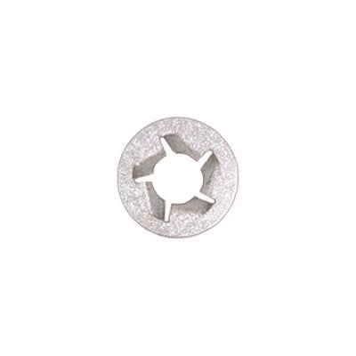 Auveco No 12123 Pushnut Bolt Retainer M6-10 127mm Outside Diameter -Zinc, Quantity 100