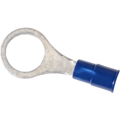 Auveco No 12144 Vinyl Solderless Terminal Ring 16/14 Gauge 5/16 Ring, Quantity 25