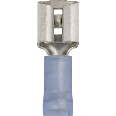 Auveco No 12148 Solderless Terminal 1/4 Female Quick Slide 16/14 Gauge, Quantity 25