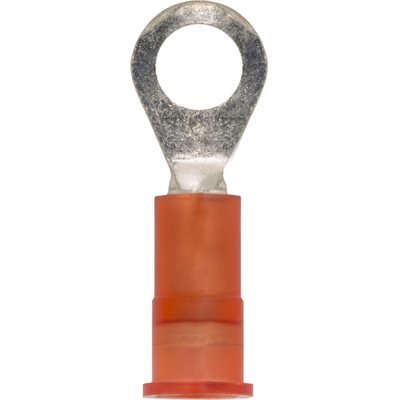 Auveco No. 12150 Solderless Terminal Ring 22/18 Gauge #8/#10 Ring, Quantity - 25
