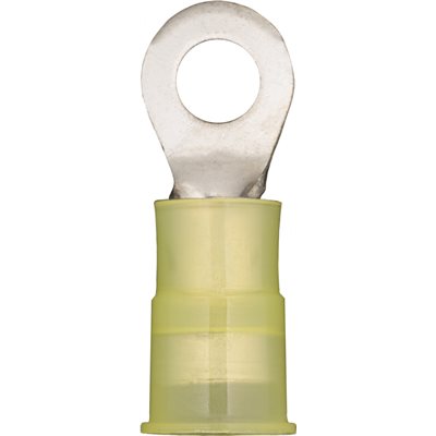 Auveco No. 12151 Solderless Terminal Ring 12/10 Gauge #8/#10 Ring, Quantity - 25