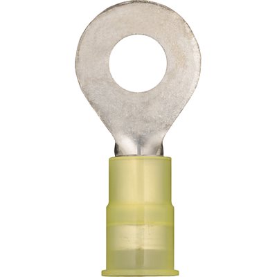 Auveco No. 12152 Solderless Terminal Ring 12/10 Gauge #12/#14 Ring, Quantity - 25