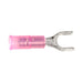 Auveco No 12163 Solderless Terminal Spade 22/18 Gauge 8/10 Stud, Quantity 25