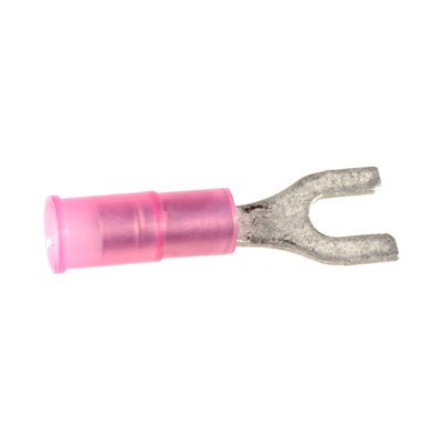 Auveco No. 12164 Solderless Terminal Spade 22/18 Gauge #4/#6 Stud, Quantity - 25