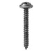 Auveco No 12218 Phillips Flat Washer Head Tapping Screw 8 X 1-1/2 Black, Quantity 50