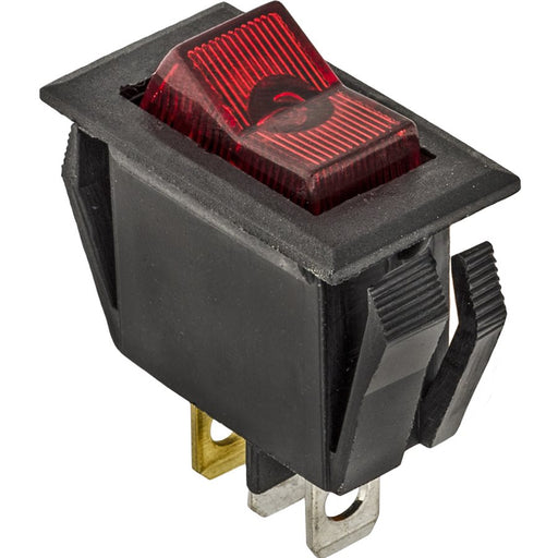 Auveco No 12234 Illuminated Rocker Switch Red, Quantity 1