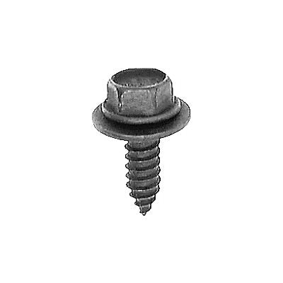 Auveco No. 12351 6.3-1.81 X 20mm Hex Wash Head SEMS -BlackPhosphate., Quantity - 50