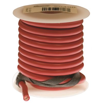 Auveco No 20498 Primary Wire 10 Gauge Red 10 FT, Quantity 10FT