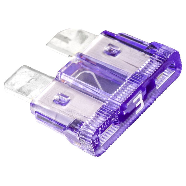 Auveco No. 12534 Atc Fuse - 3 Amp-Violet, Quantity - 5