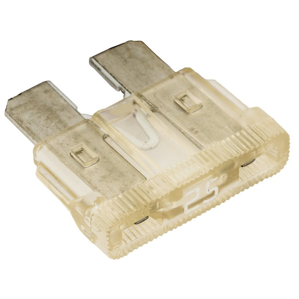 Auveco No. 12541 Atc Fuse 25 Amp White, Quantity - 5