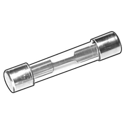 Auveco No. 18981 Glass Tube Fuse 2 Amp, Quantity - 5