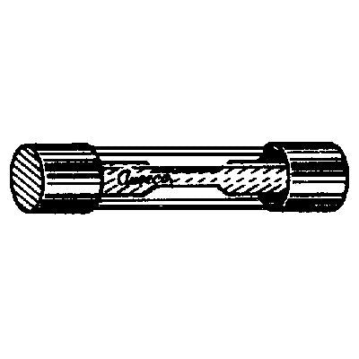 Auveco No 12545 AGC Fuse 10 Amp Glass Tube Fuse, Quantity 5